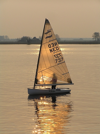 Eerste wedstrijd(drijf) 2008 open boten